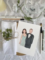 Live drawing at your wedding