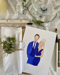 Live drawing at your wedding