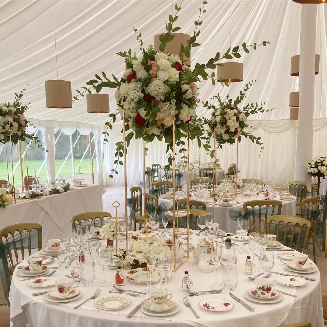 Julie's Vintage China Hire Essex listed on Tie The Knot Wedding Directory