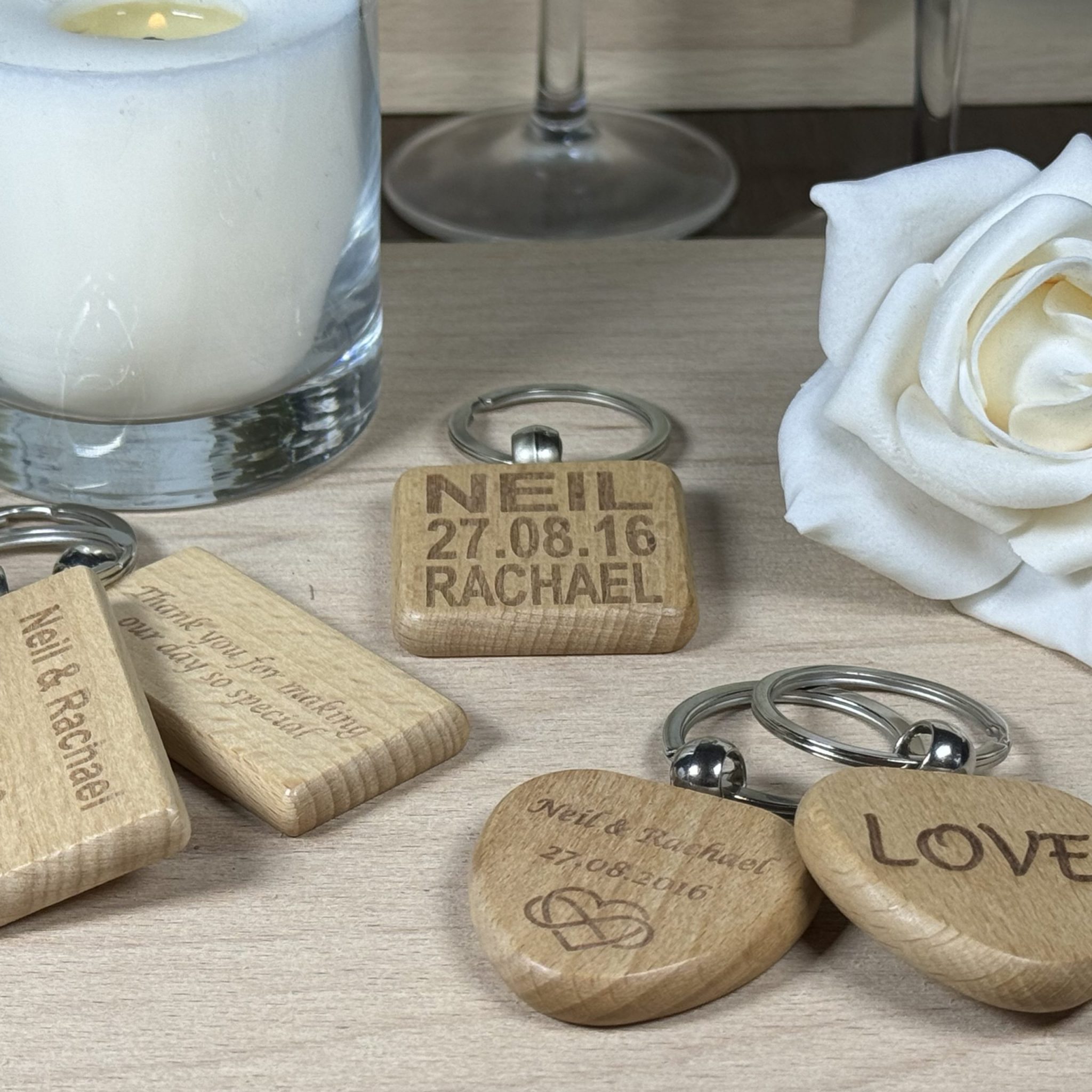 Personalised keyrings