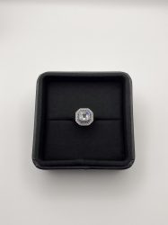 Bi-colour Sapphire Cluster Ring