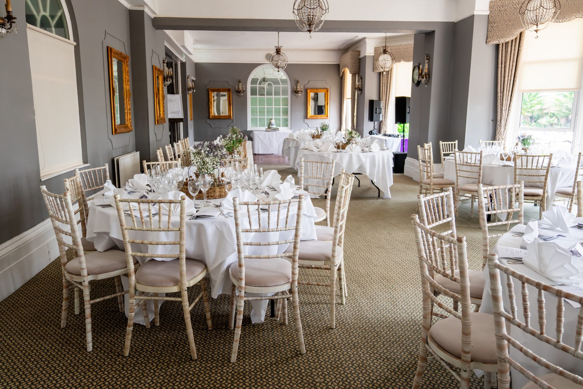 Wedding table set up in Eastbourne