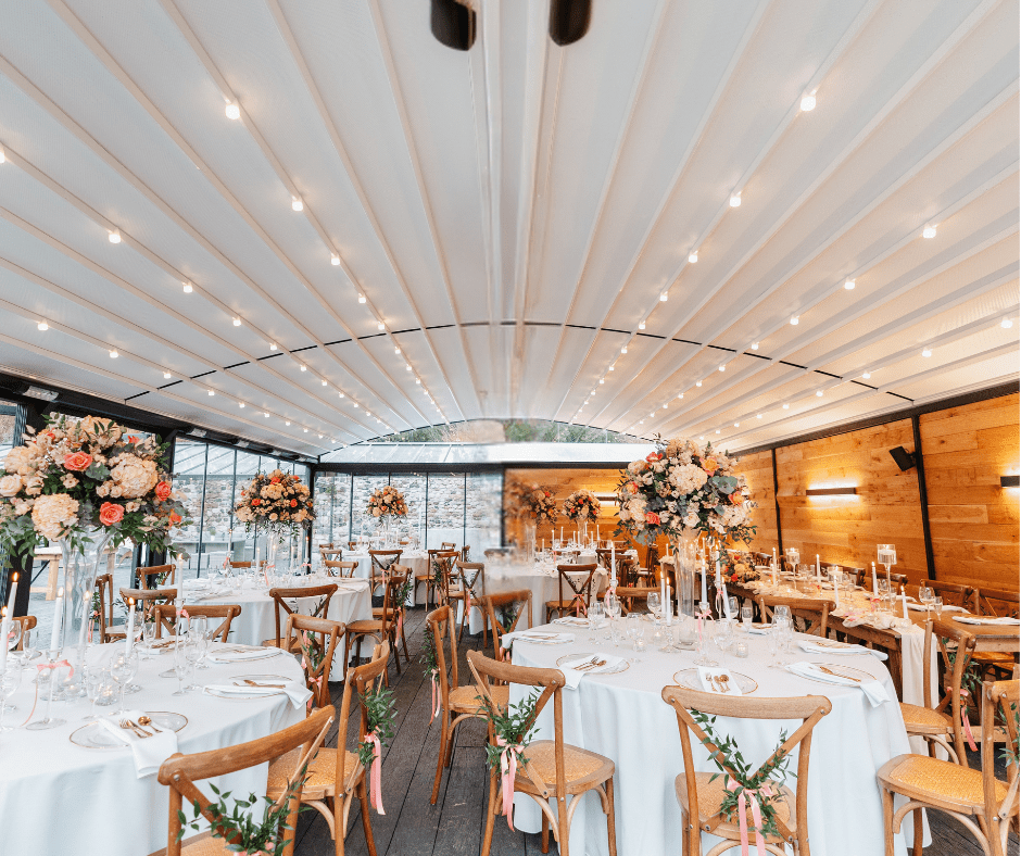 The Buttery and Glasshouse wedding reception