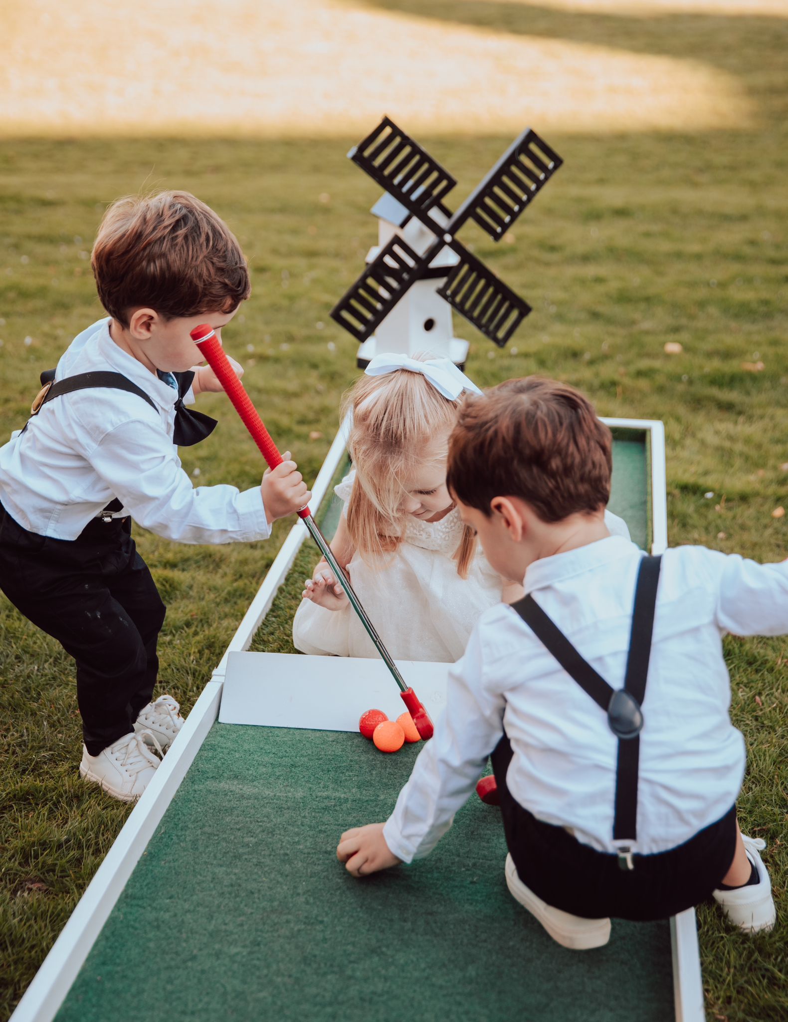 Wedding themed crazy golf