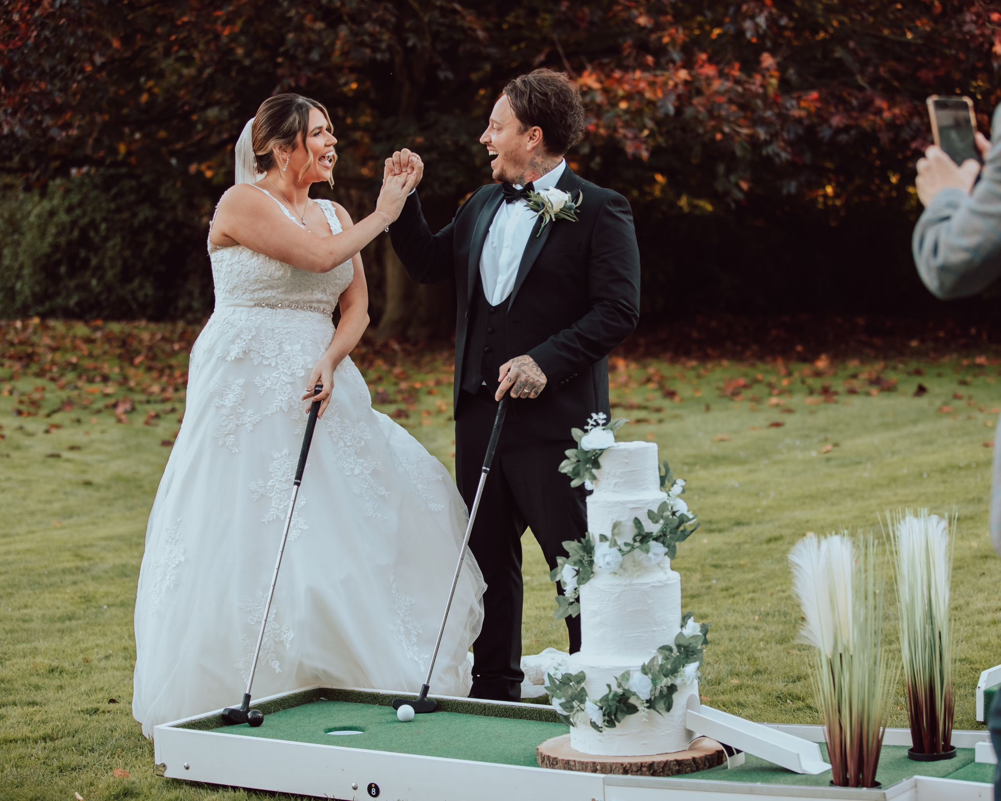 wedding themed crazy golf