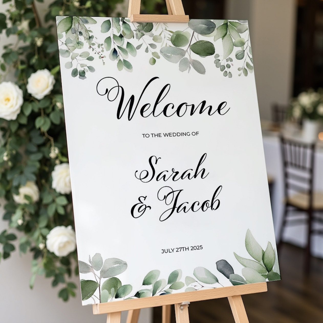 eucalyptus welcome board