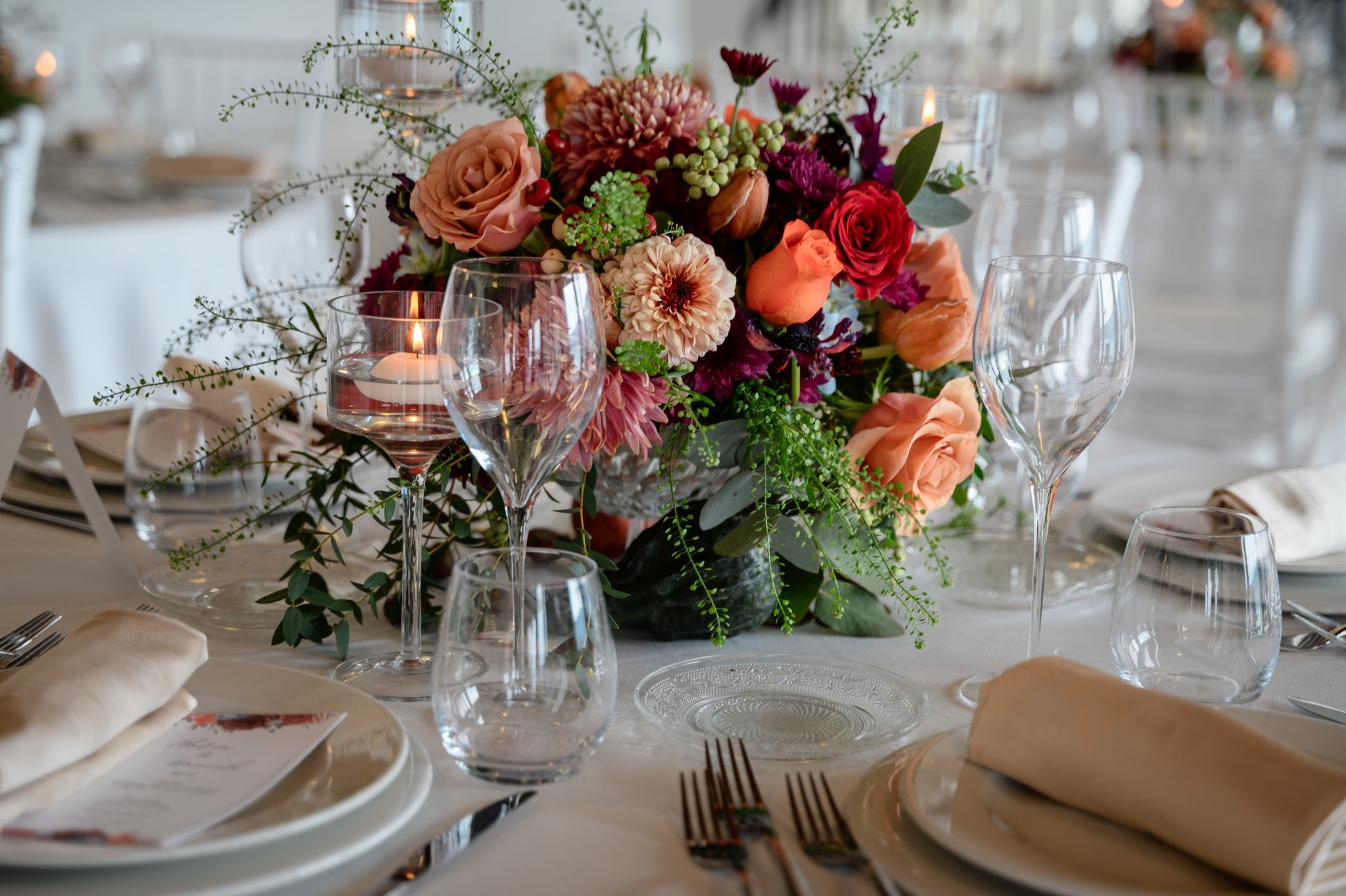 A beautiful wedding in november