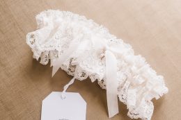 Beautiful-Wedding Garter with Silver Heart Charm