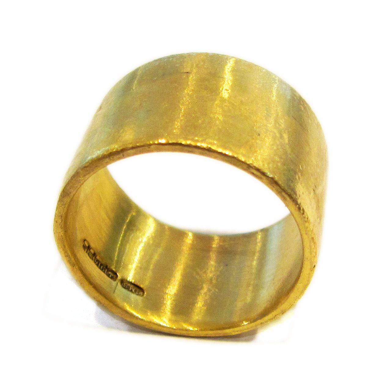 Wide gold band