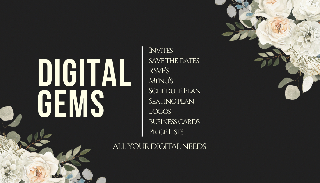 digital gems menu