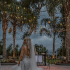 bride at outdoor destination wedding