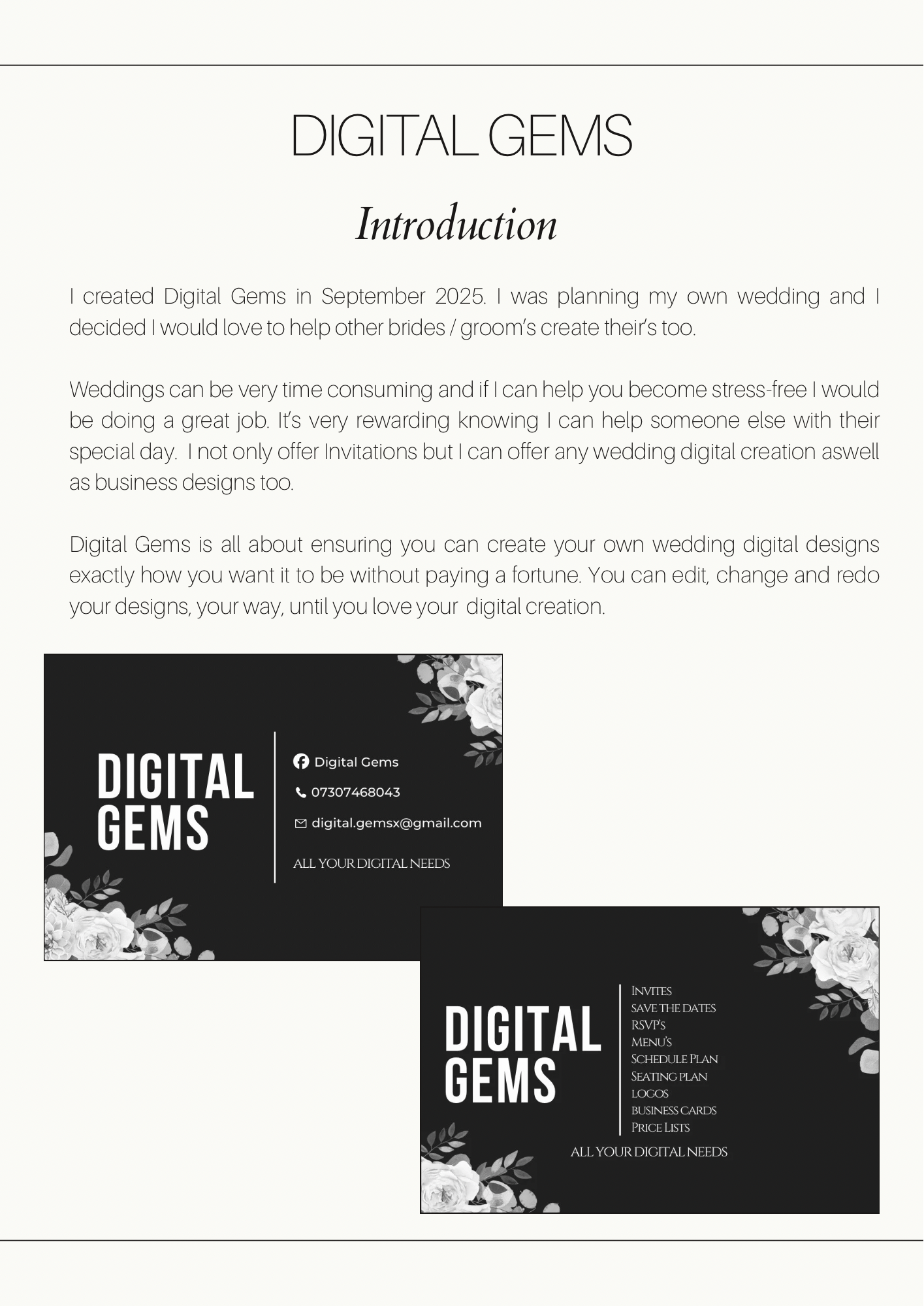 Cream Minimal Brand Voice Course Workbook