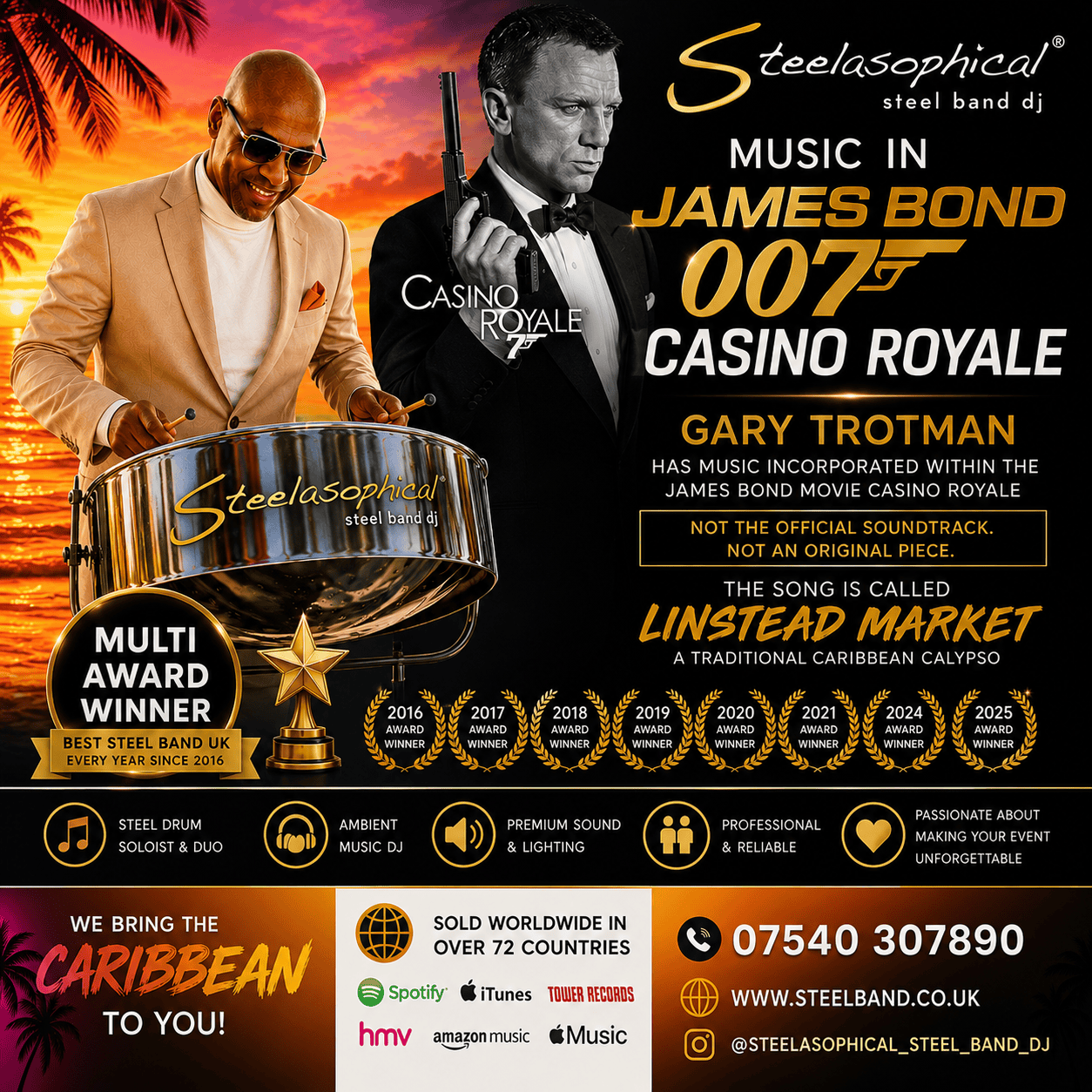 poster for Steelasophical Steel Band