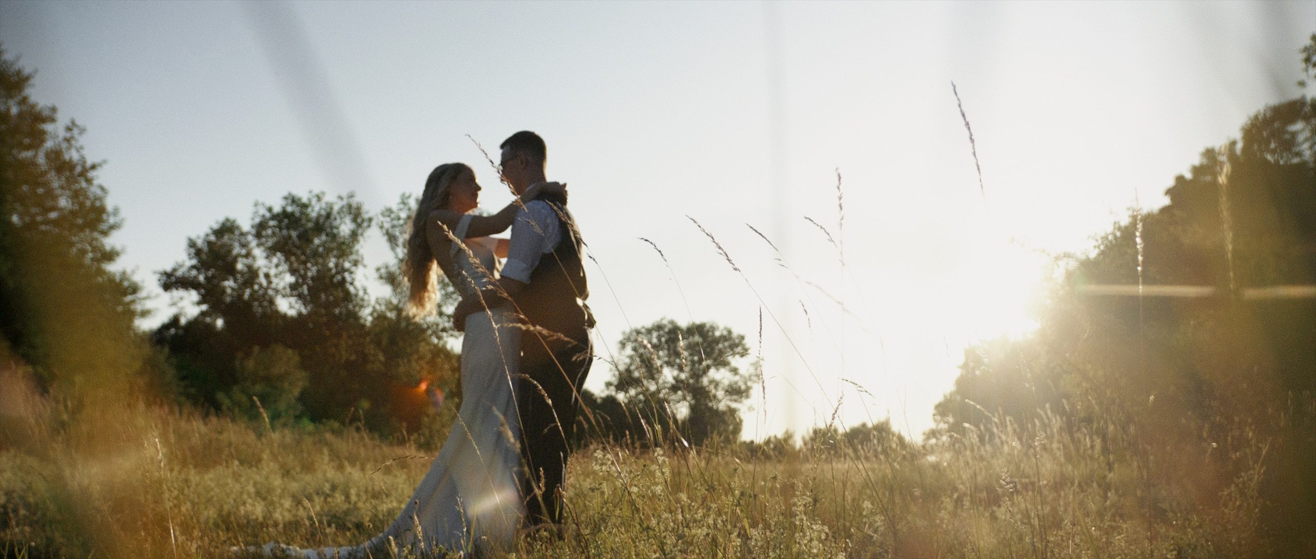 outdoor sunset couple