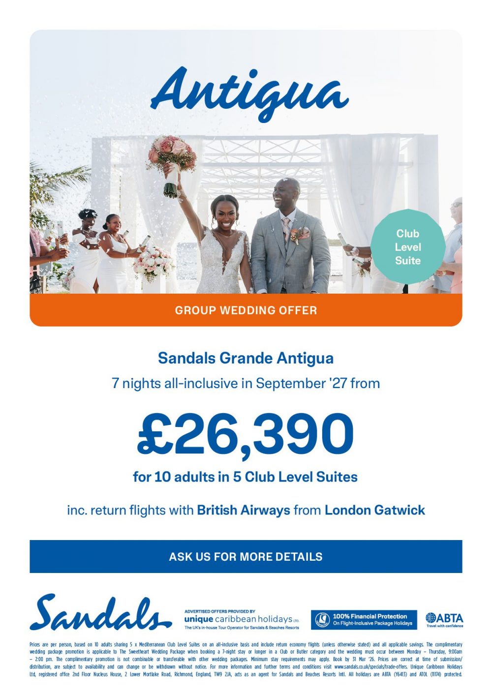 poster for destination weddings