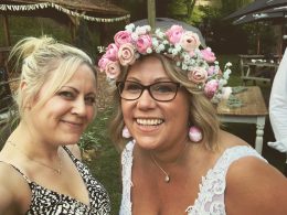Tracy and Bride at Wedding