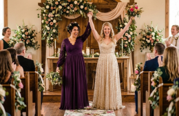 Happy bride