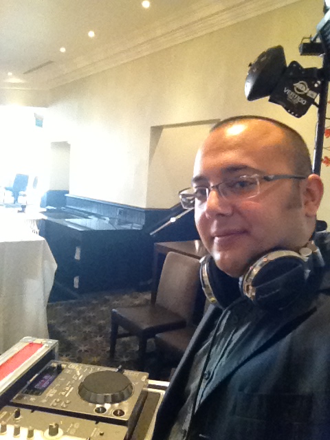 dj at work