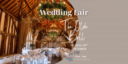 The Olde Bell Wedding Fair Sunday 18th October