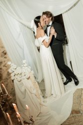 Luxury symbolic wedding ceremony in Sicily featuring elegant ceremony styling and destination wedding design.