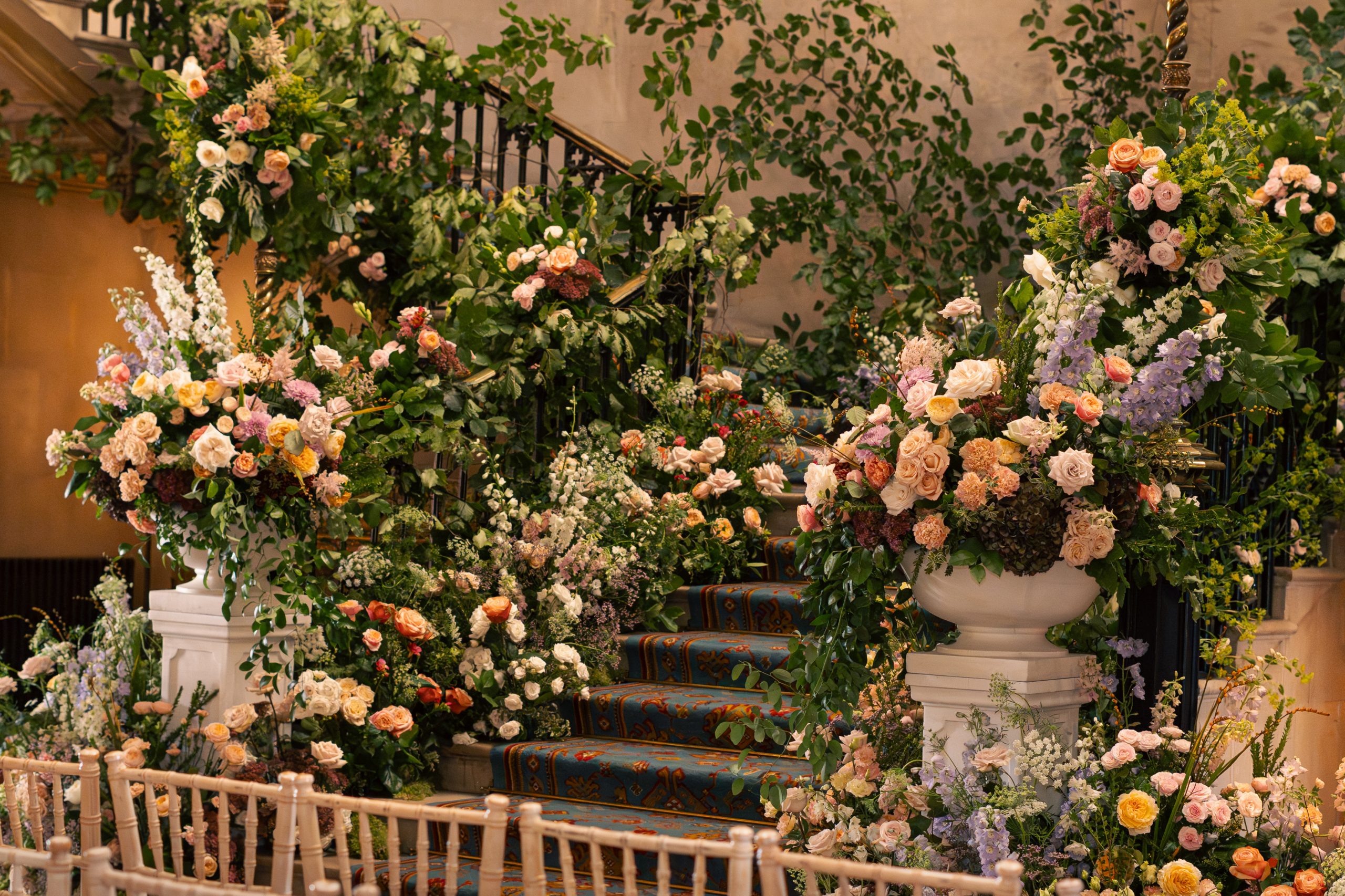 abundance of floral displays