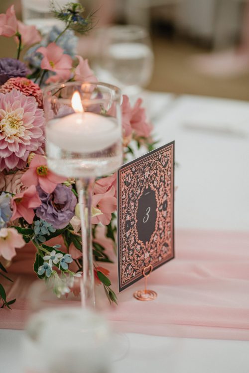 wedding table decor