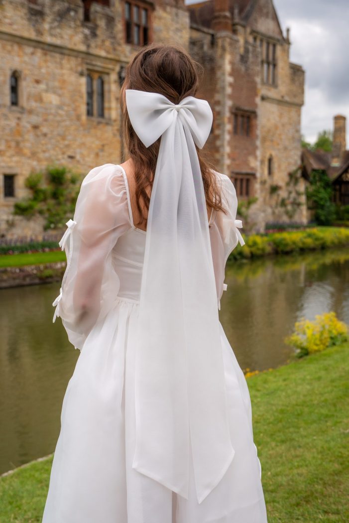 Rococo Melody Gown & White Cloud Hair Bow