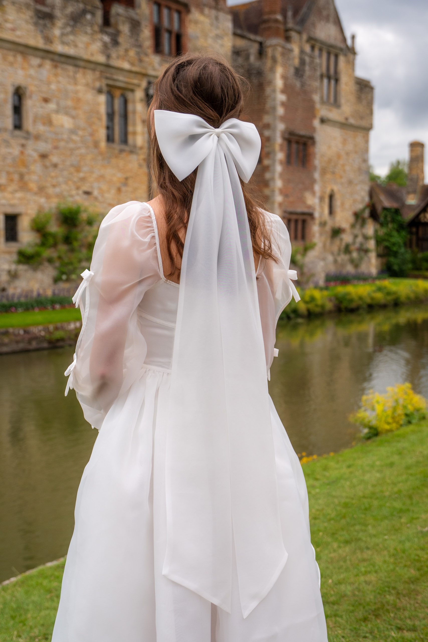 Rococo Melody Gown & White Cloud Hair Bow
