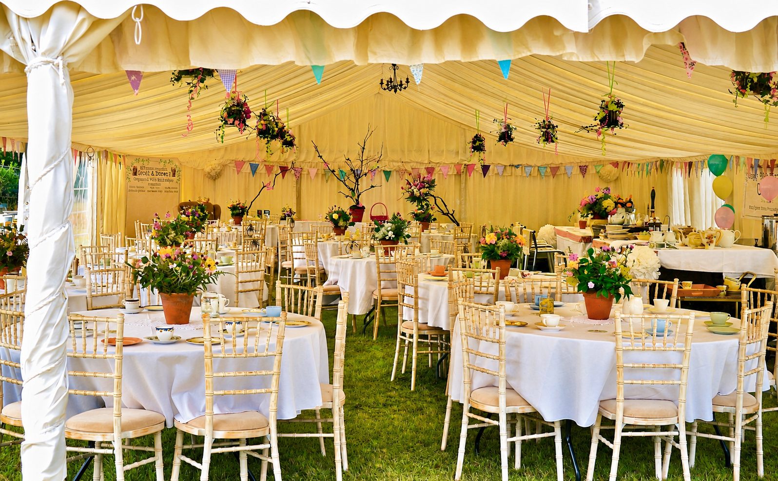 Clearspan wedding marquee in Harrogate, North Yorkshire