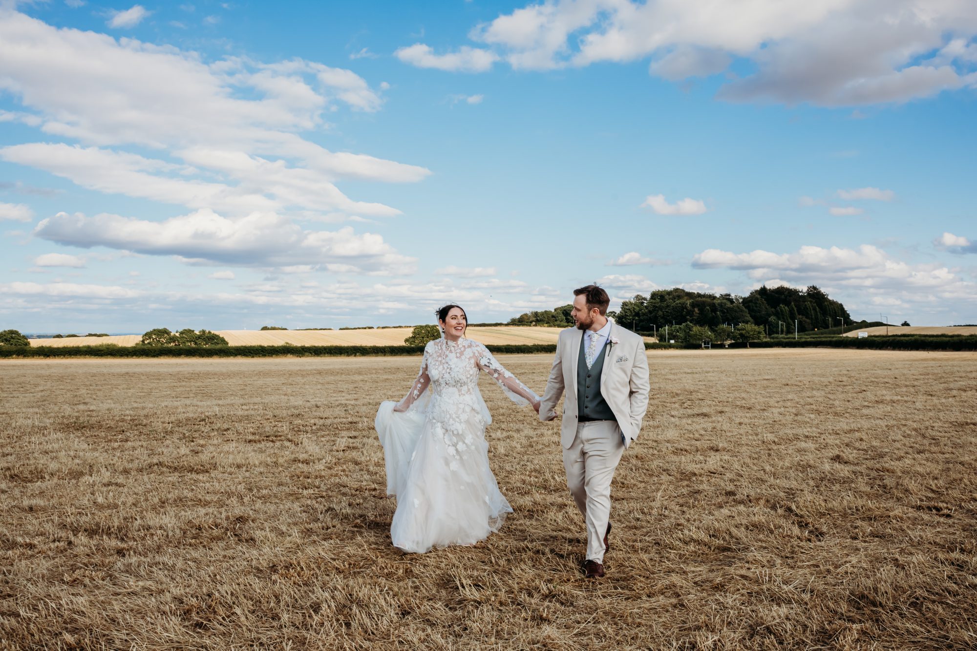 Lancashire Wedding Photographer - natural couple portraits - Bridget Photo Art