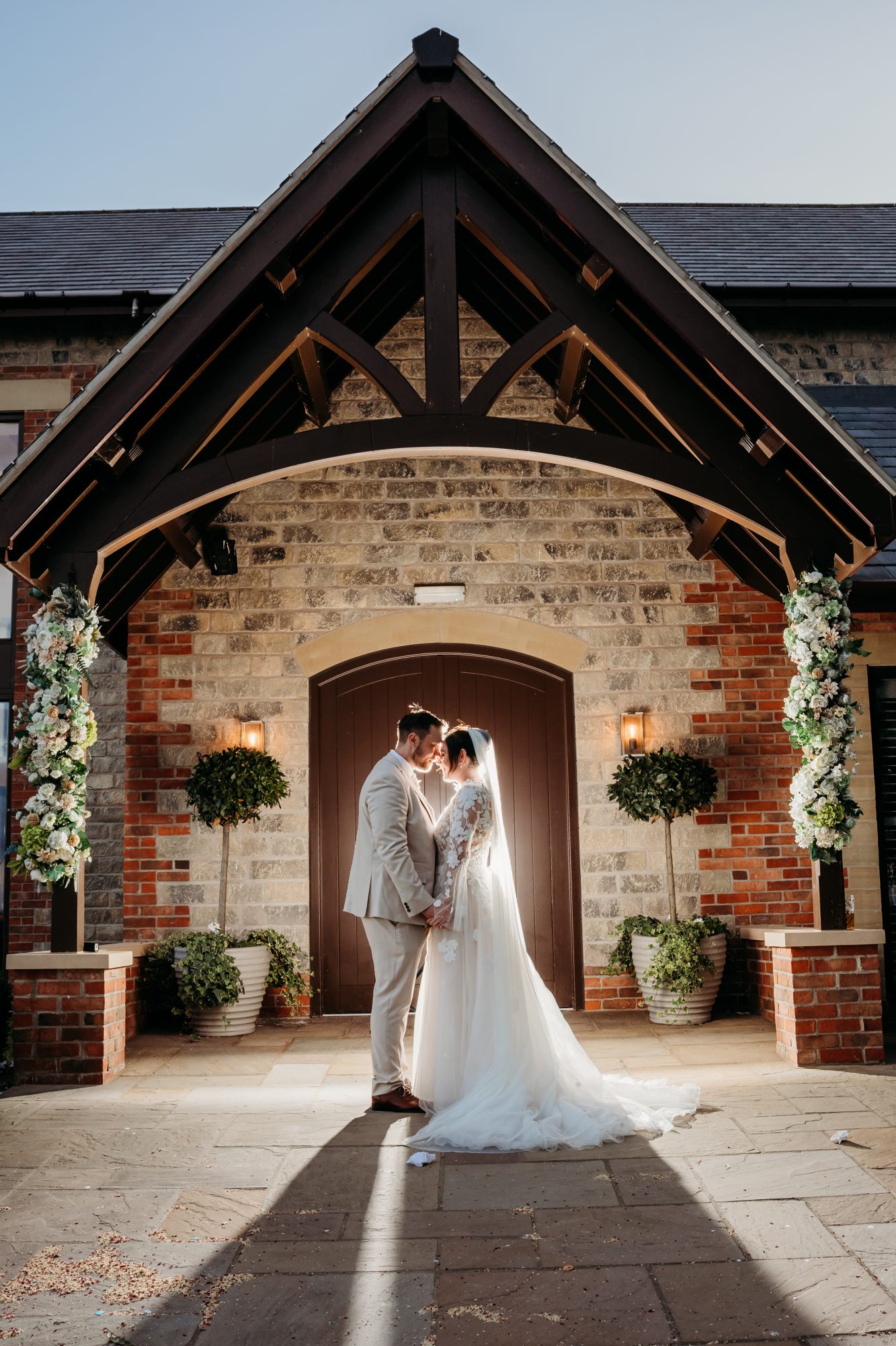 Lancashire Wedding Photographer - evening couple portraits - Bridget Photo Art