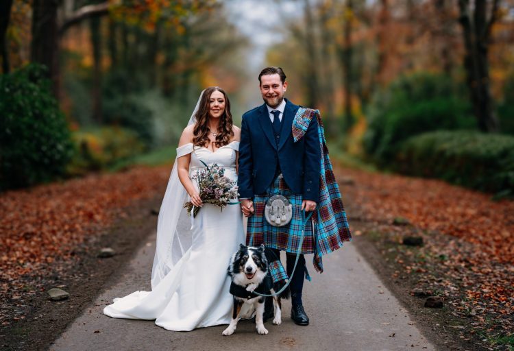scottish wedding with dog