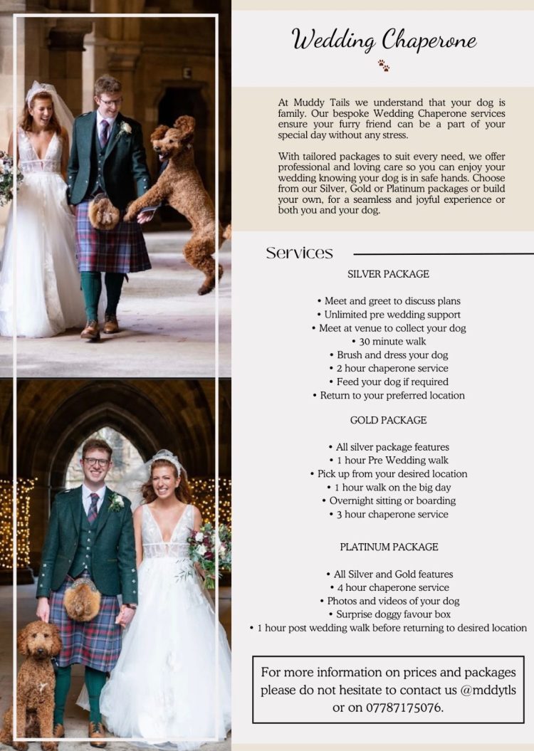 about Muddy Tails Wedding Chaperone