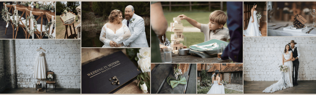 multi wedding shots