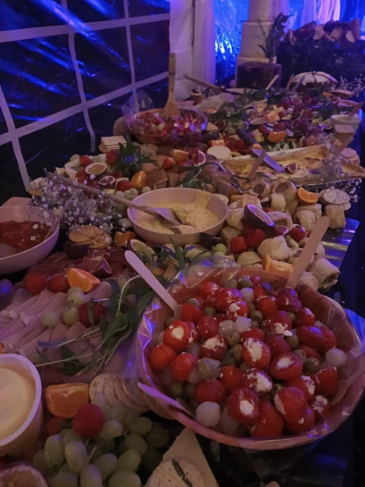 Evening grazing table