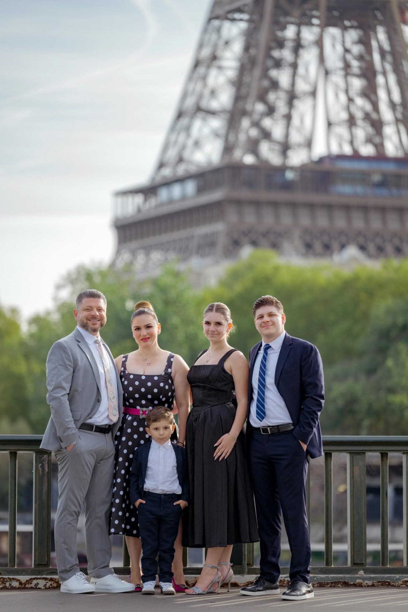 group photo in Paris